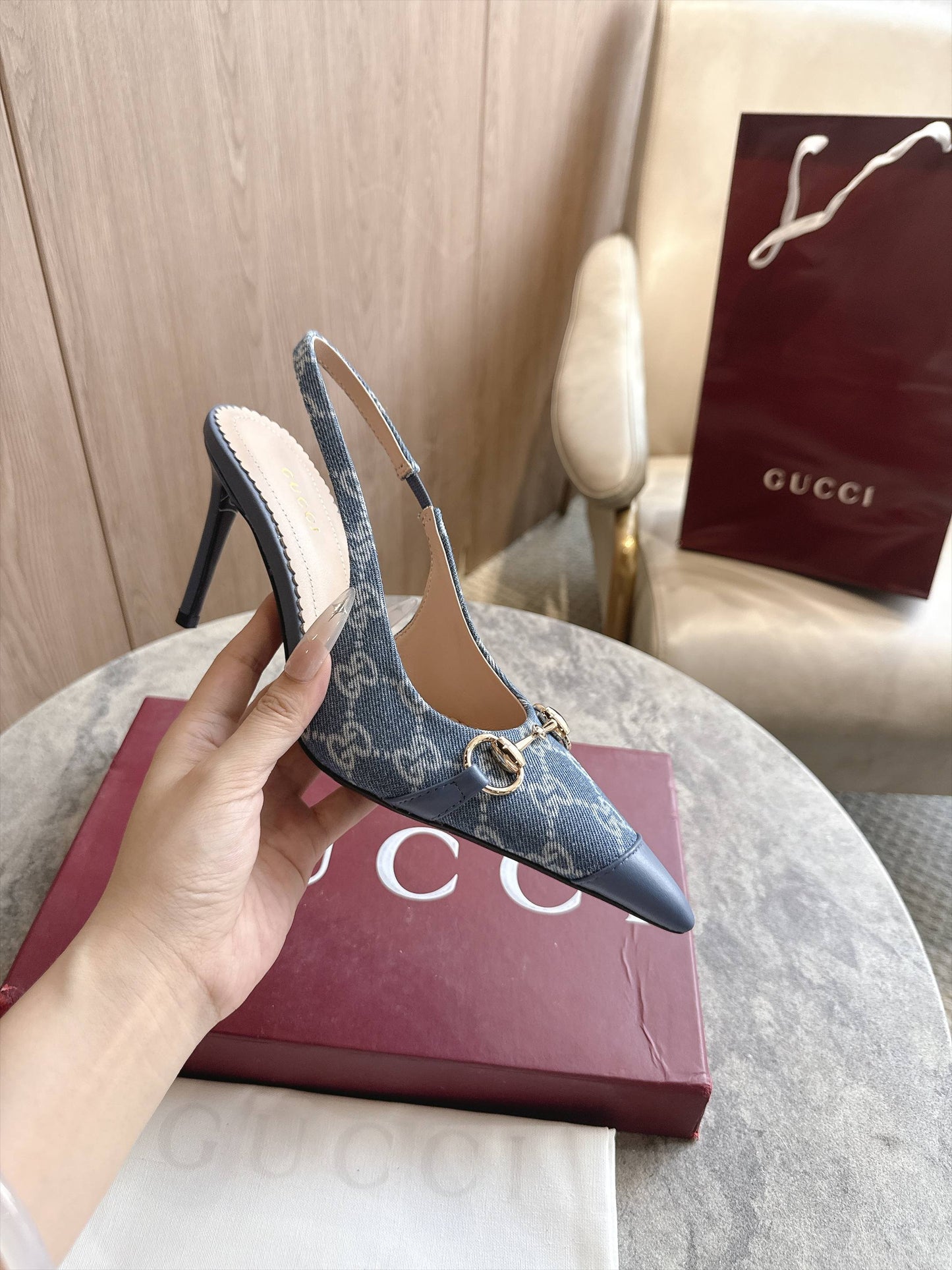 Gucci Donna Slingback Pump