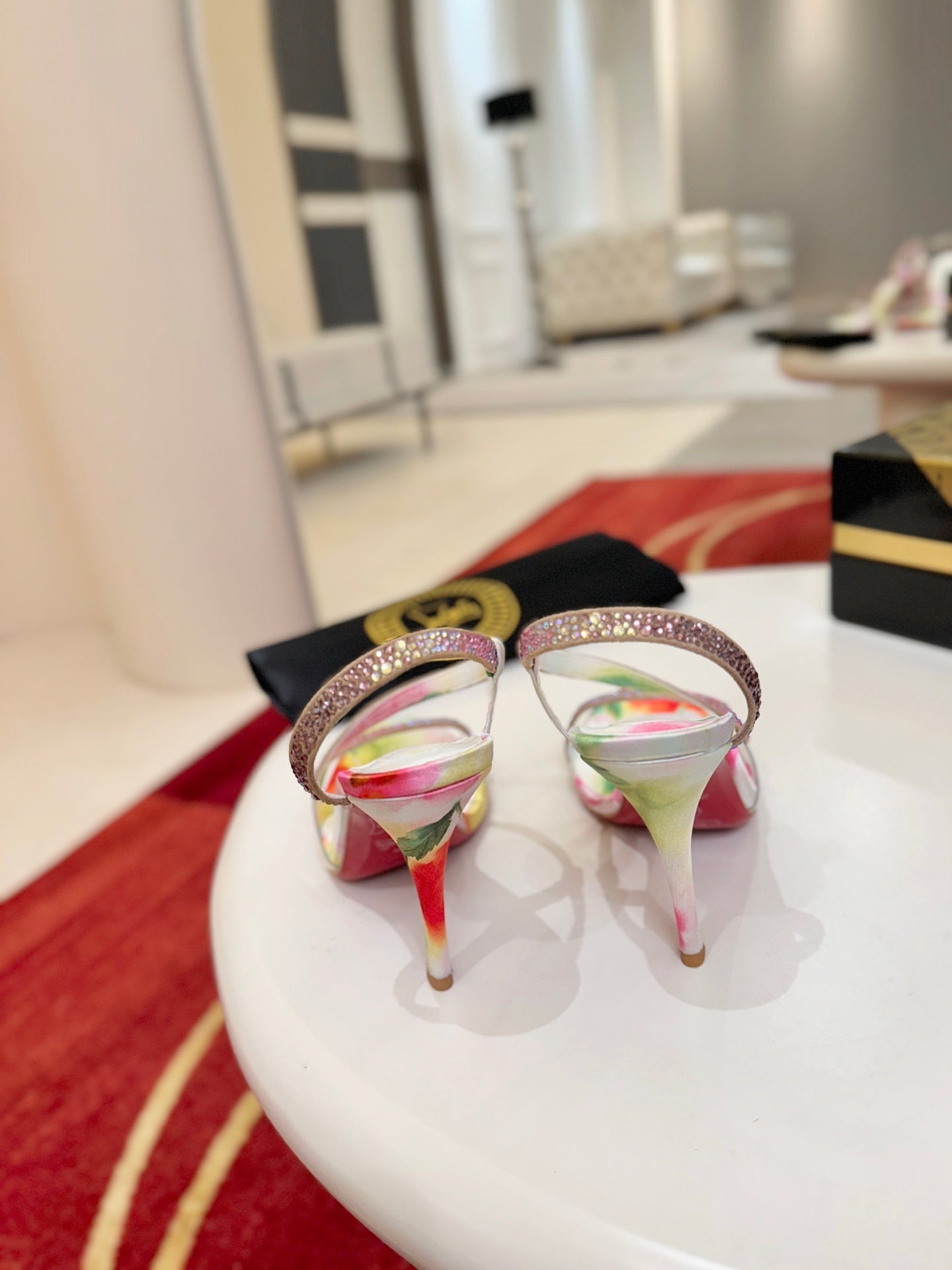 Christian Louboutin Rosa Z Strass Botanica