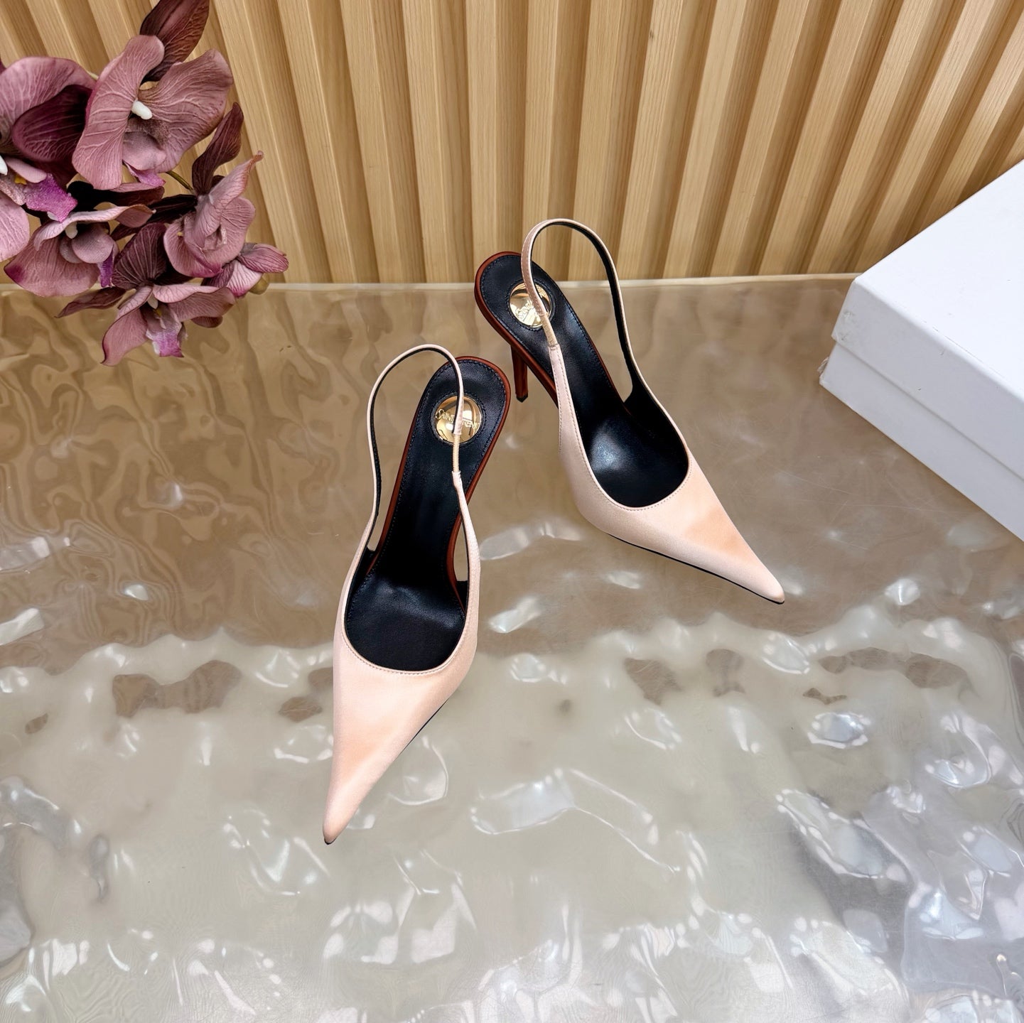 Saint Laurent Deroche Slingback Pumps