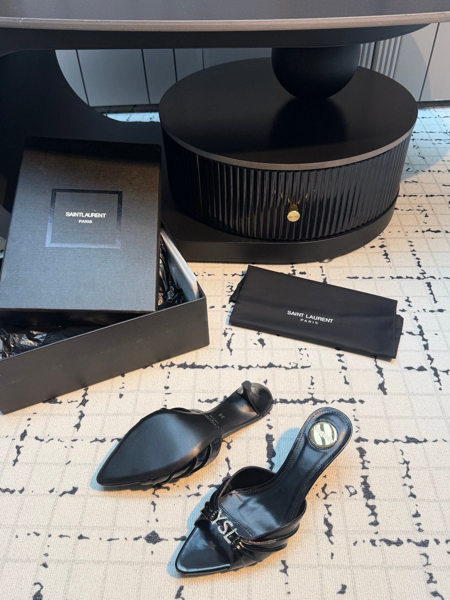 Saint Laurent Jerry Mules