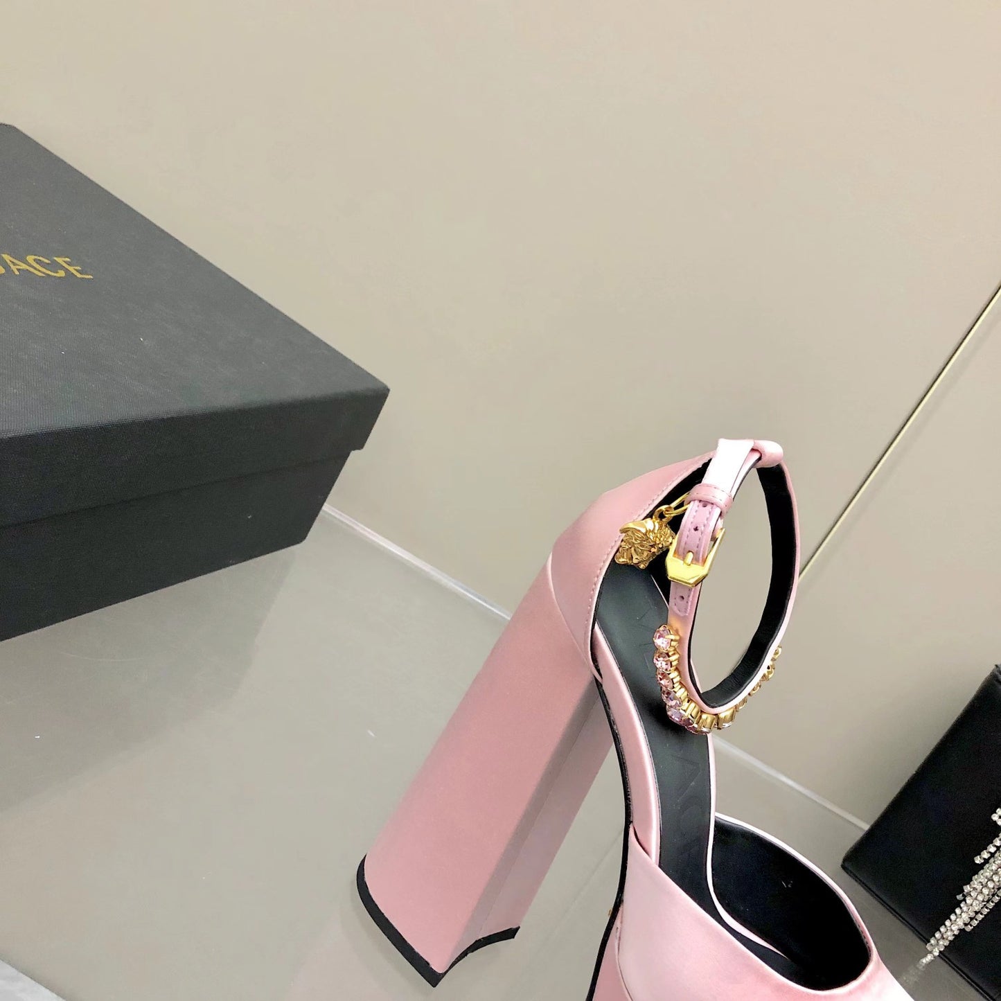 Versace Medusa Aevitas Platform Pumps