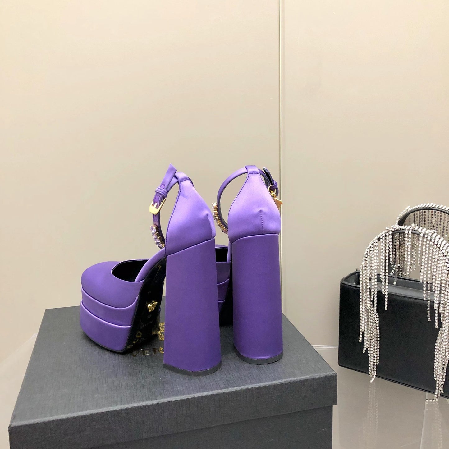 Versace Medusa Aevitas Platform Pumps