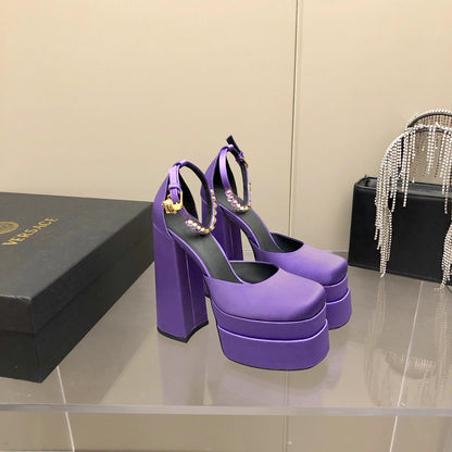 Versace Medusa Aevitas Platform Pumps