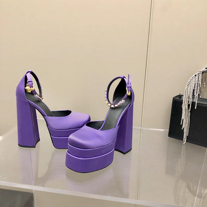 Versace Medusa Aevitas Platform Pumps