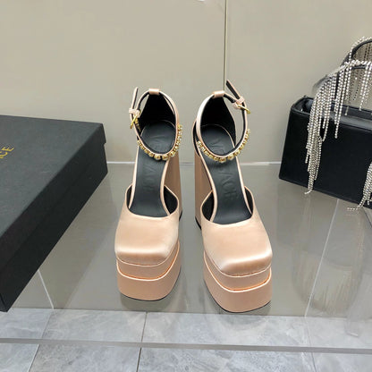 Versace Medusa Aevitas Platform Pumps