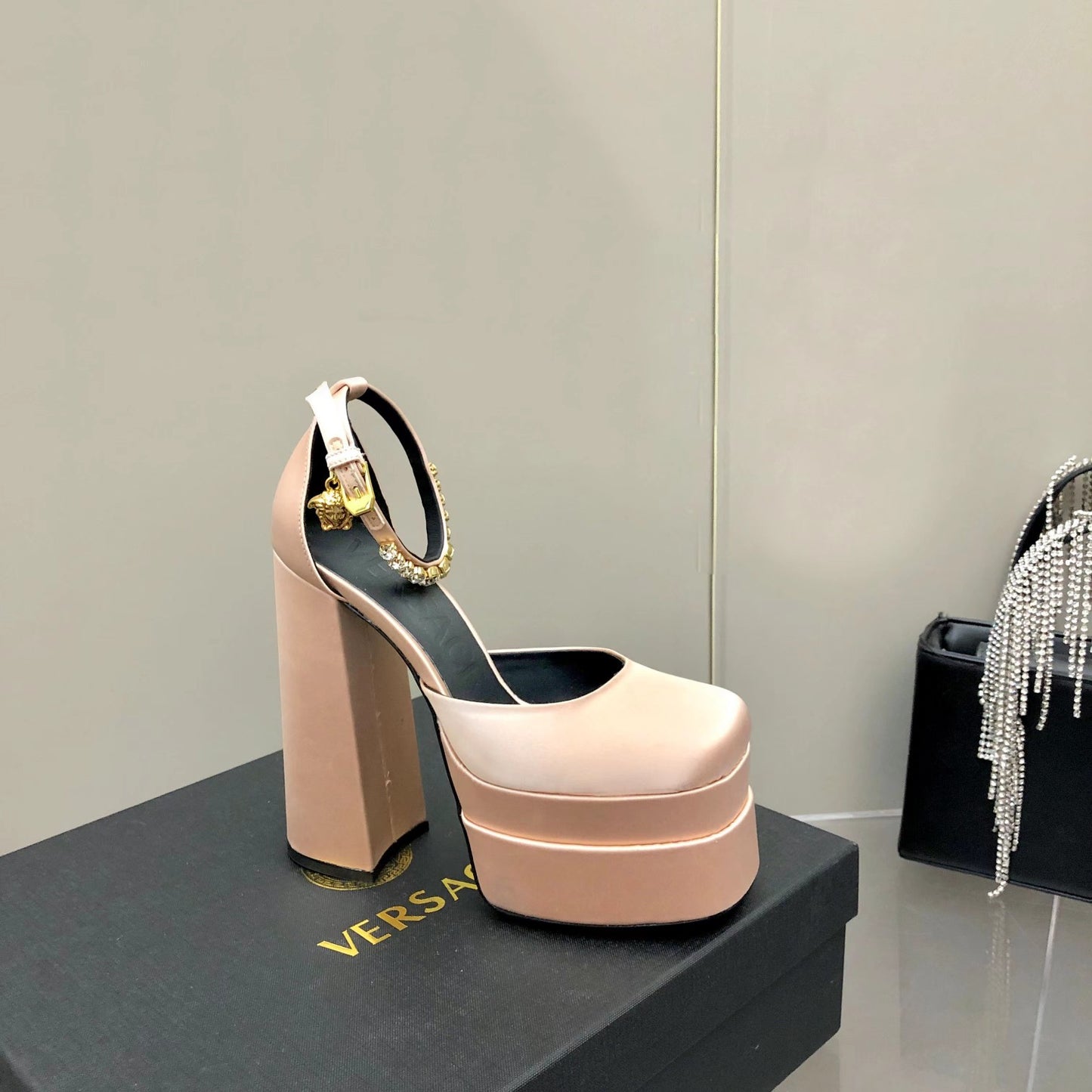 Versace Medusa Aevitas Platform Pumps