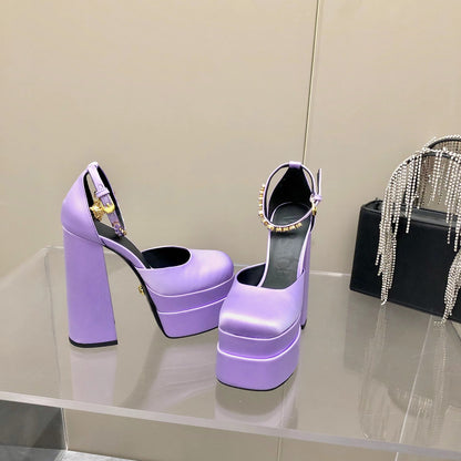 Versace Medusa Aevitas Platform Pumps