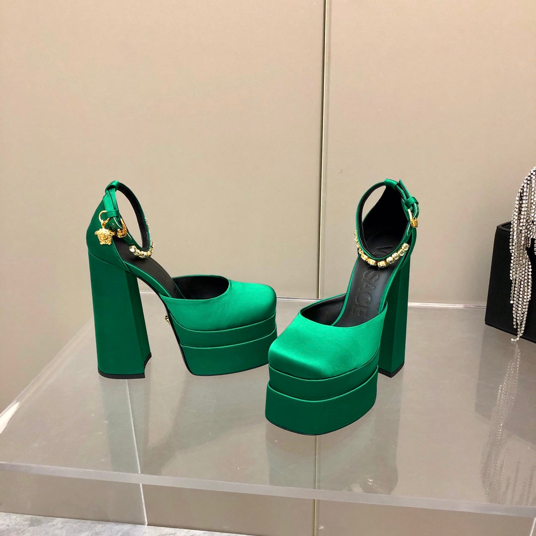 Versace Medusa Aevitas Platform Pumps