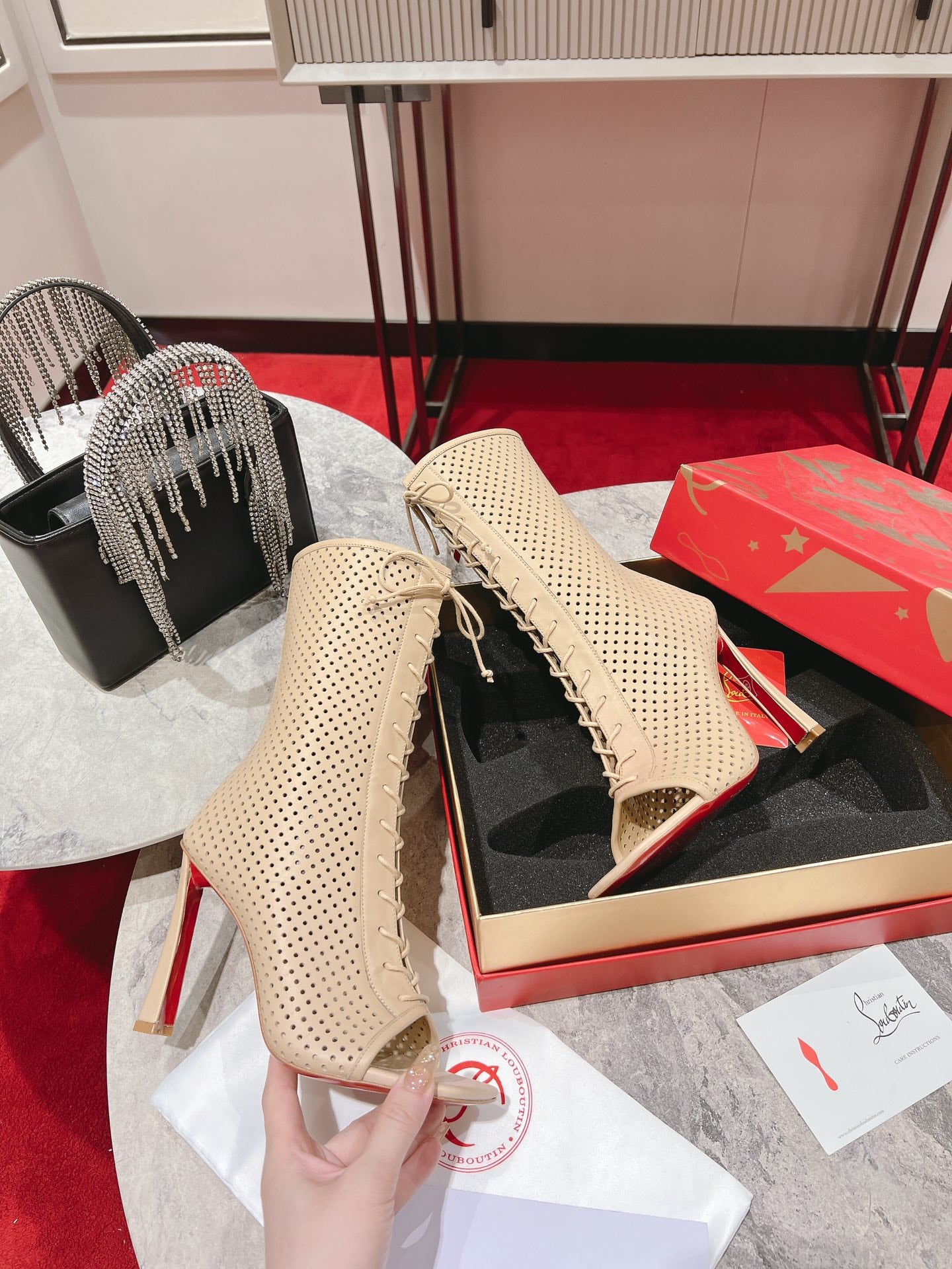 Christian Louboutin Open Condoray Booty