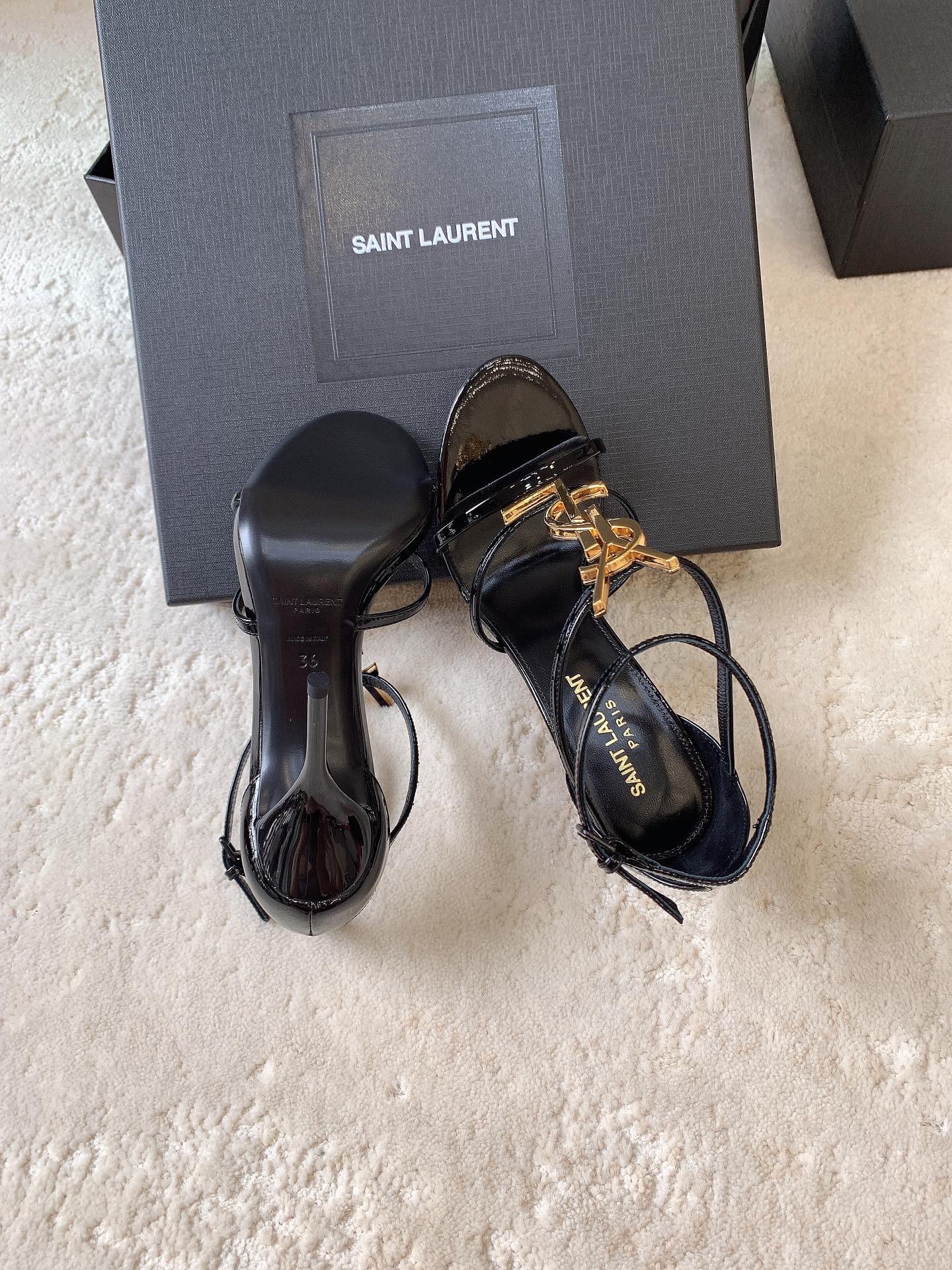 Saint Laurent Cassandra Sandals