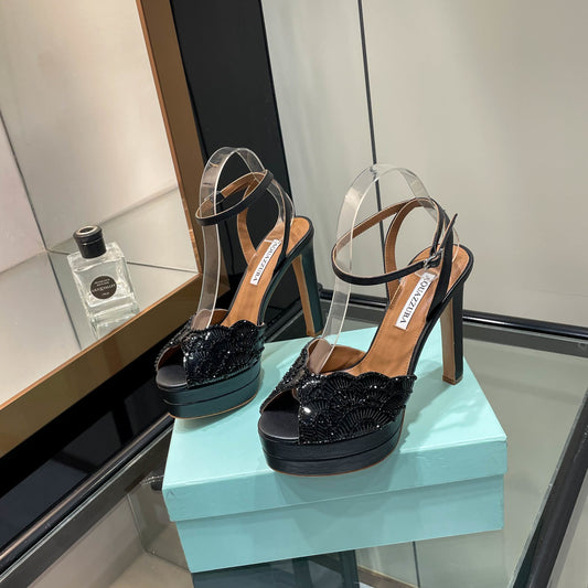 Aquazzura Ce Soir Sandal Plateau