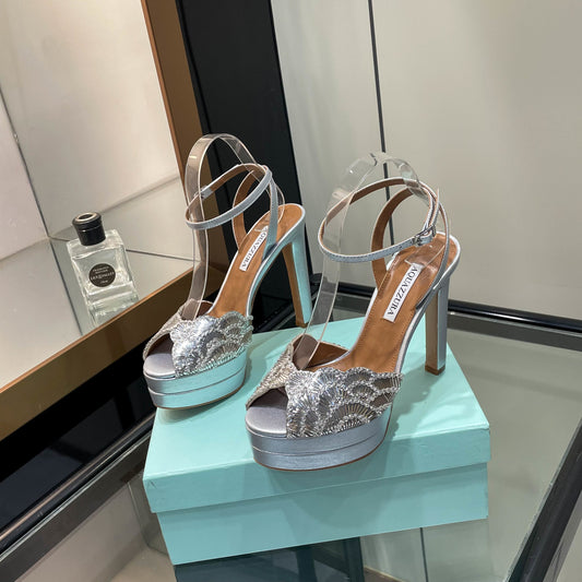 Aquazzura Ce Soir Sandal Plateau