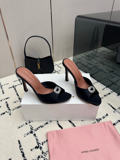 Amina Muaddi Camelia Slipper