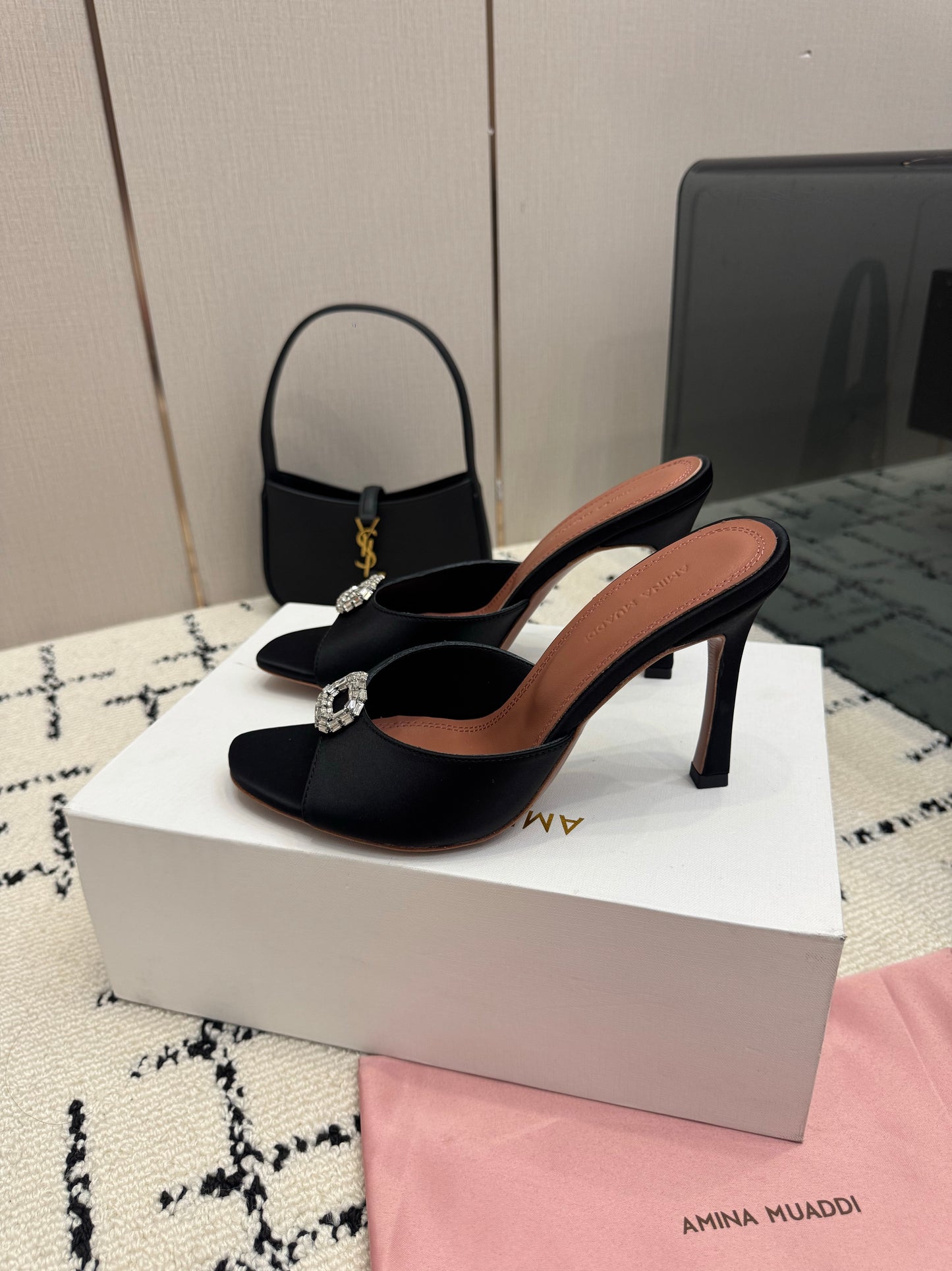 Amina Muaddi Camelia Slipper