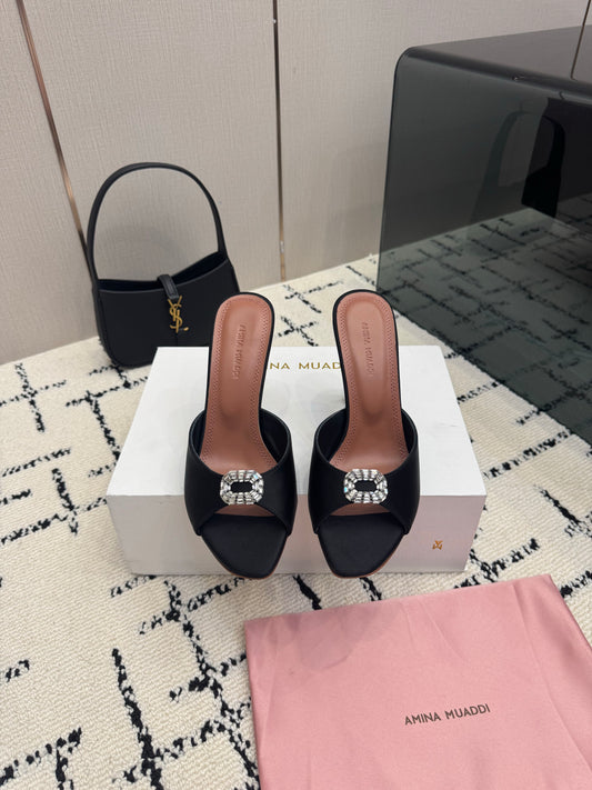 Amina Muaddi Camelia Slipper
