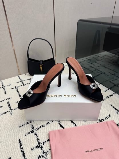 Amina Muaddi Camelia Slipper