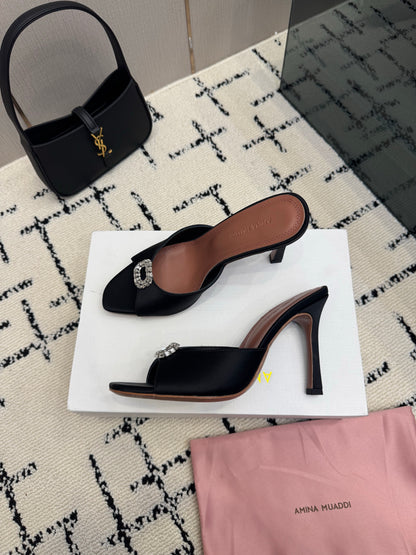 Amina Muaddi Camelia Slipper