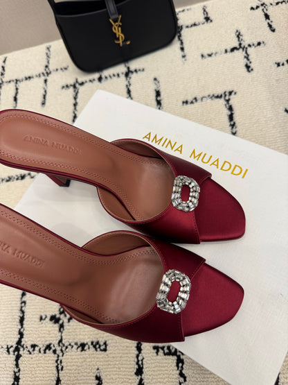 Amina Muaddi Camelia Slipper