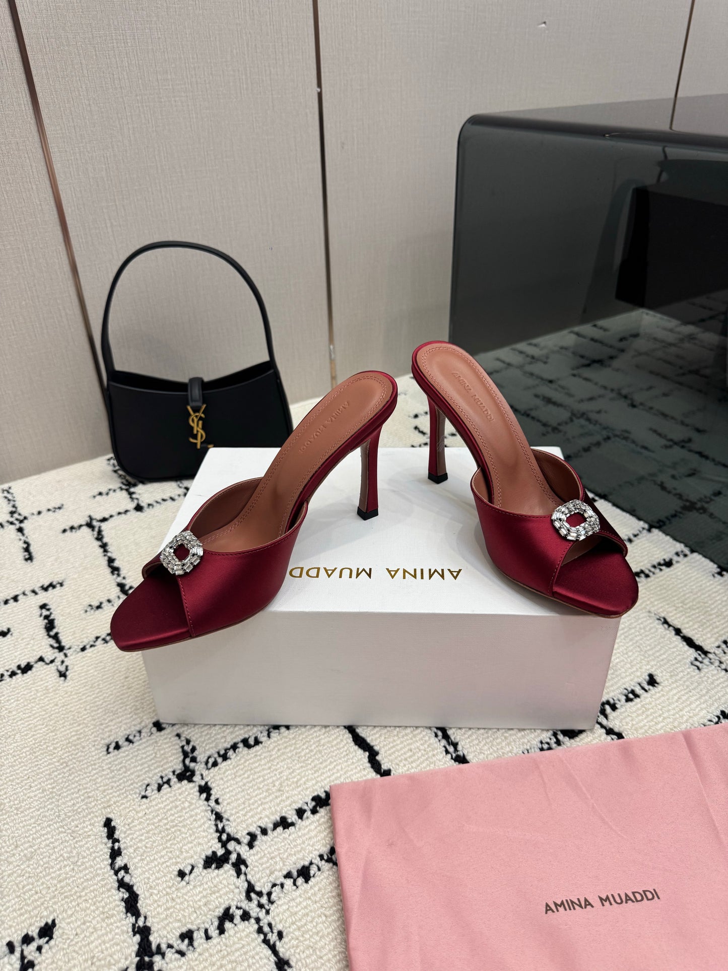 Amina Muaddi Camelia Slipper