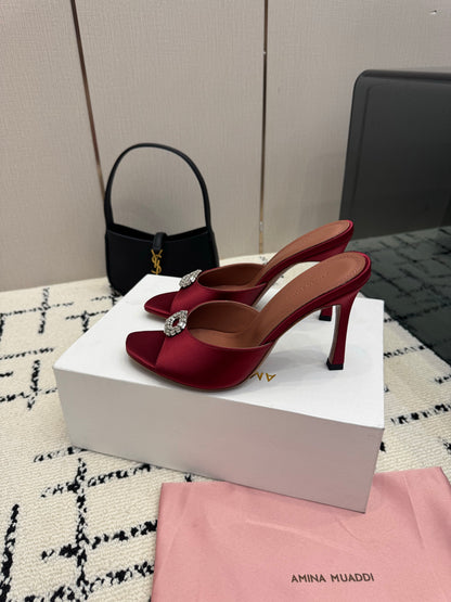 Amina Muaddi Camelia Slipper