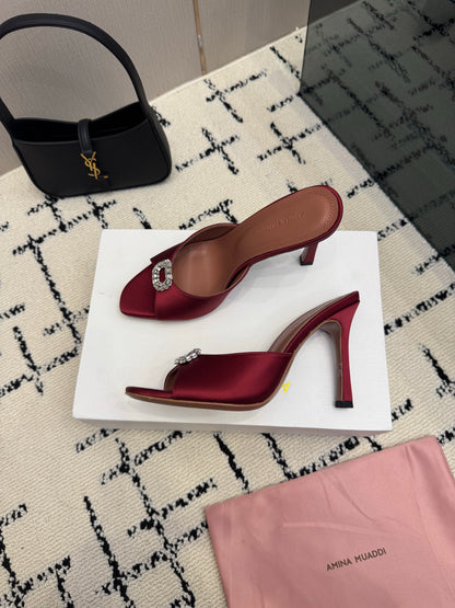Amina Muaddi Camelia Slipper