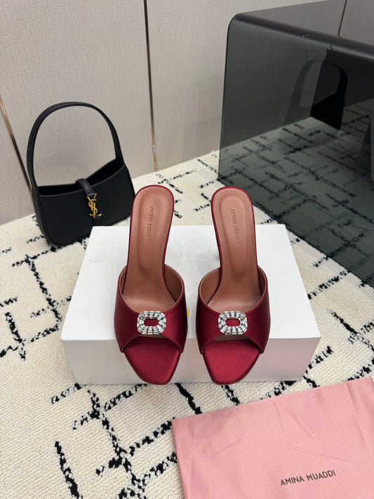 Amina Muaddi Camelia Slipper