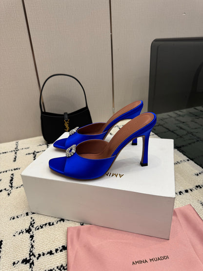 Amina Muaddi Camelia Slipper