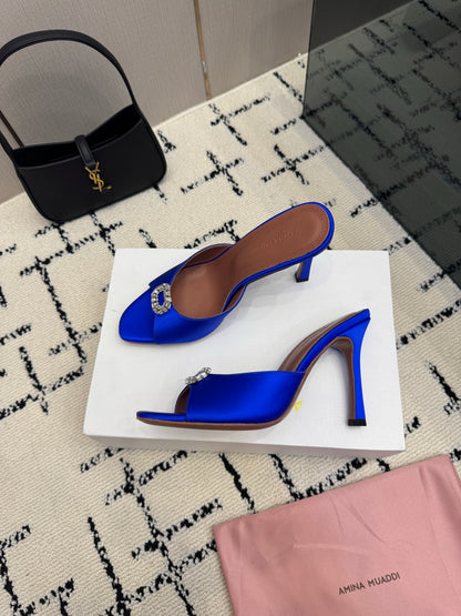 Amina Muaddi Camelia Slipper