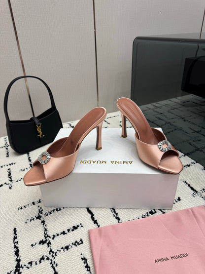 Amina Muaddi Camelia Slipper