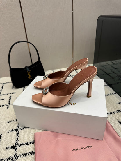 Amina Muaddi Camelia Slipper
