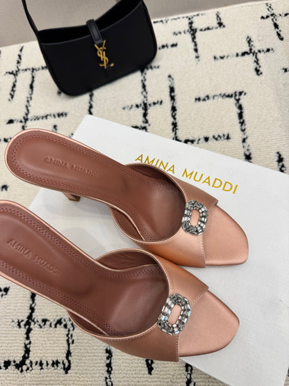 Amina Muaddi Camelia Slipper