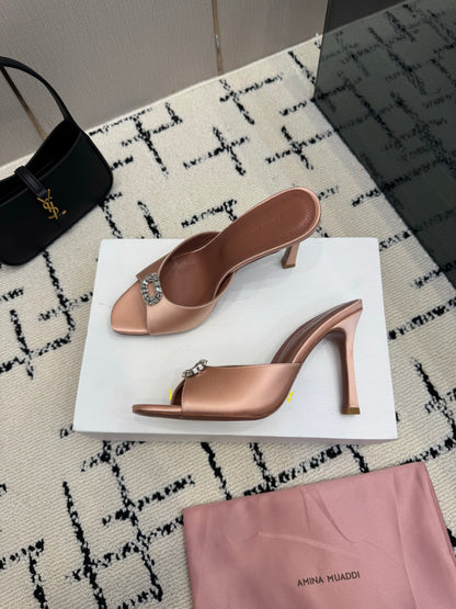 Amina Muaddi Camelia Slipper
