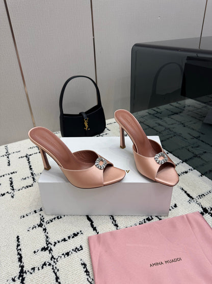 Amina Muaddi Camelia Slipper
