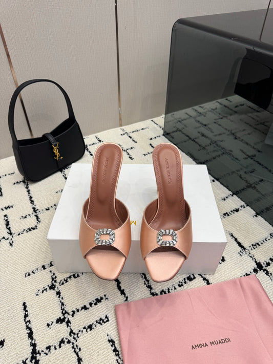 Amina Muaddi Camelia Slipper