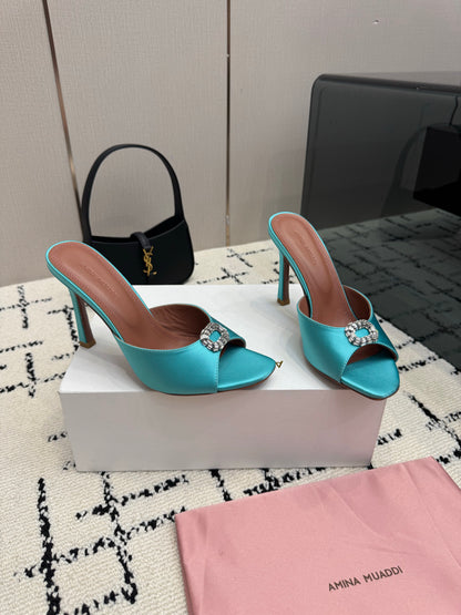 Amina Muaddi Camelia Slipper