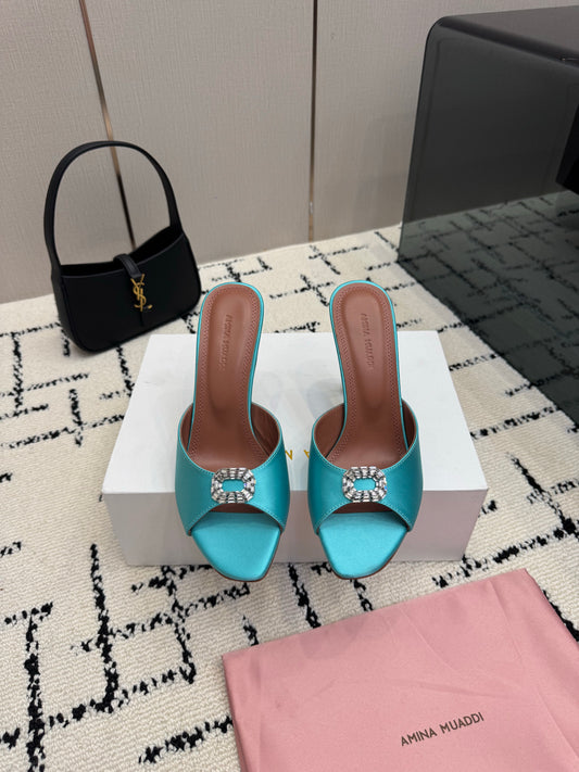 Amina Muaddi Camelia Slipper