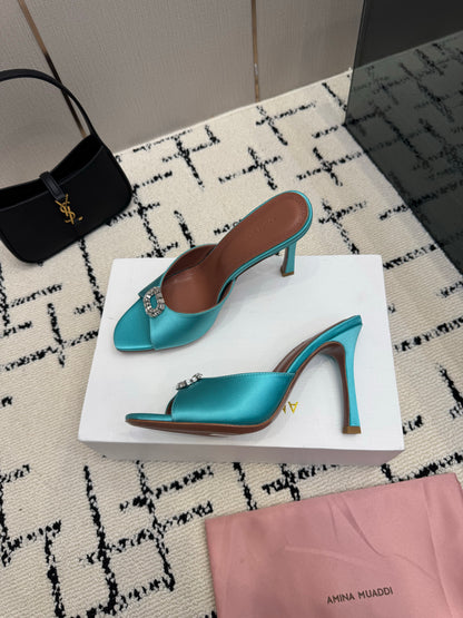 Amina Muaddi Camelia Slipper