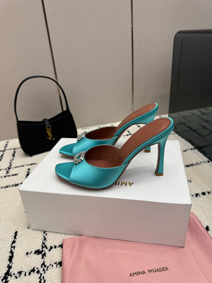 Amina Muaddi Camelia Slipper
