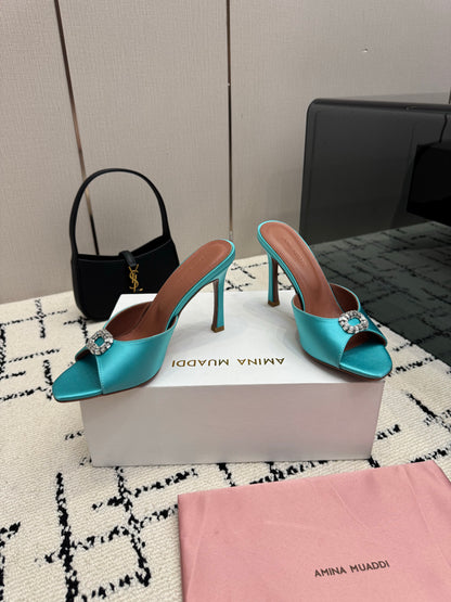 Amina Muaddi Camelia Slipper