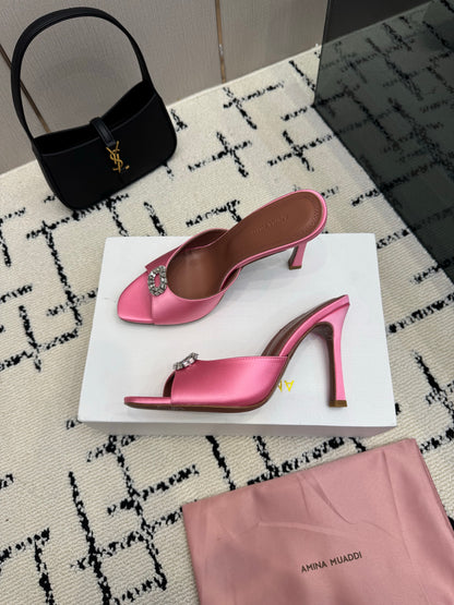 Amina Muaddi Camelia Slipper