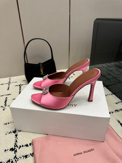 Amina Muaddi Camelia Slipper