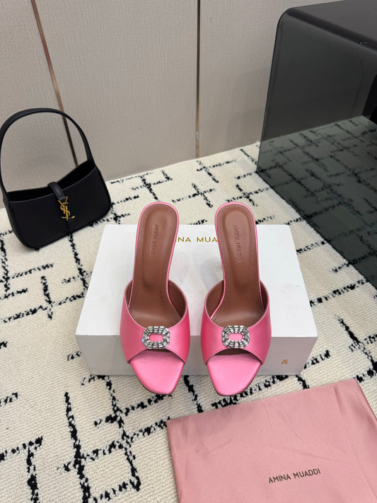 Amina Muaddi Camelia Slipper