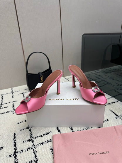 Amina Muaddi Camelia Slipper