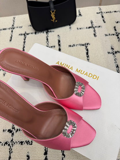 Amina Muaddi Camelia Slipper