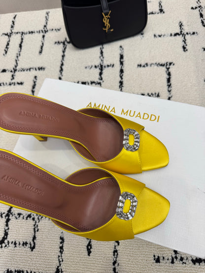 Amina Muaddi Camelia Slipper