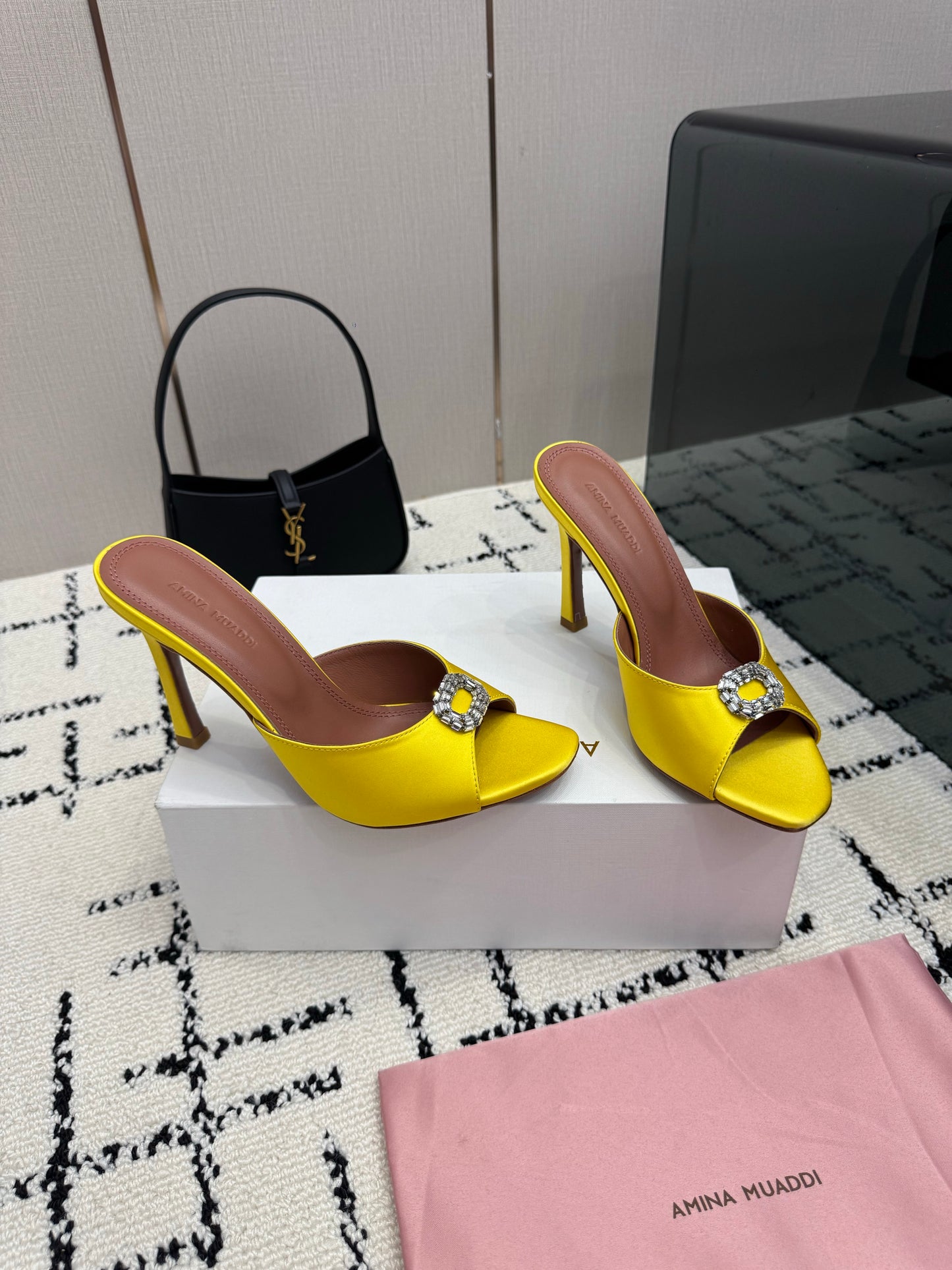 Amina Muaddi Camelia Slipper