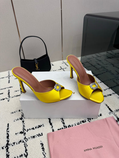 Amina Muaddi Camelia Slipper