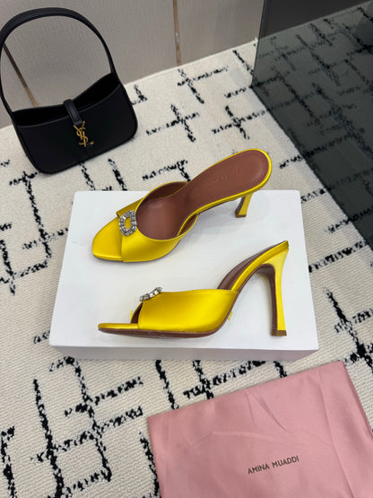 Amina Muaddi Camelia Slipper