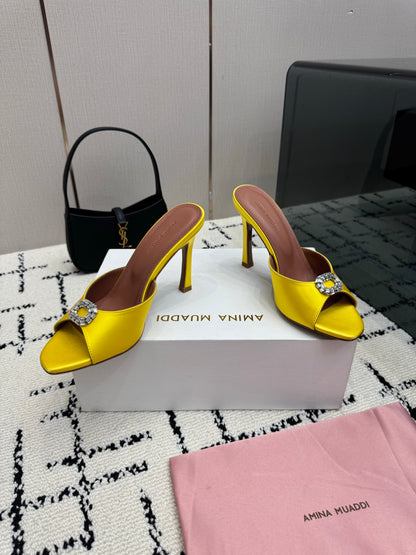 Amina Muaddi Camelia Slipper