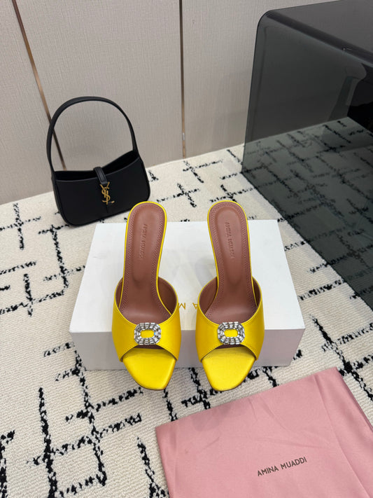 Amina Muaddi Camelia Slipper